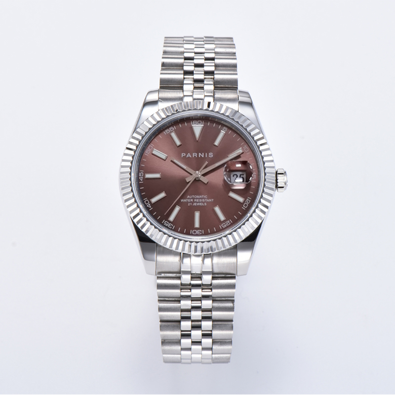 Fashion Parnis 39.5mm Brown Di - Rolex Watch Datejust recension och pris