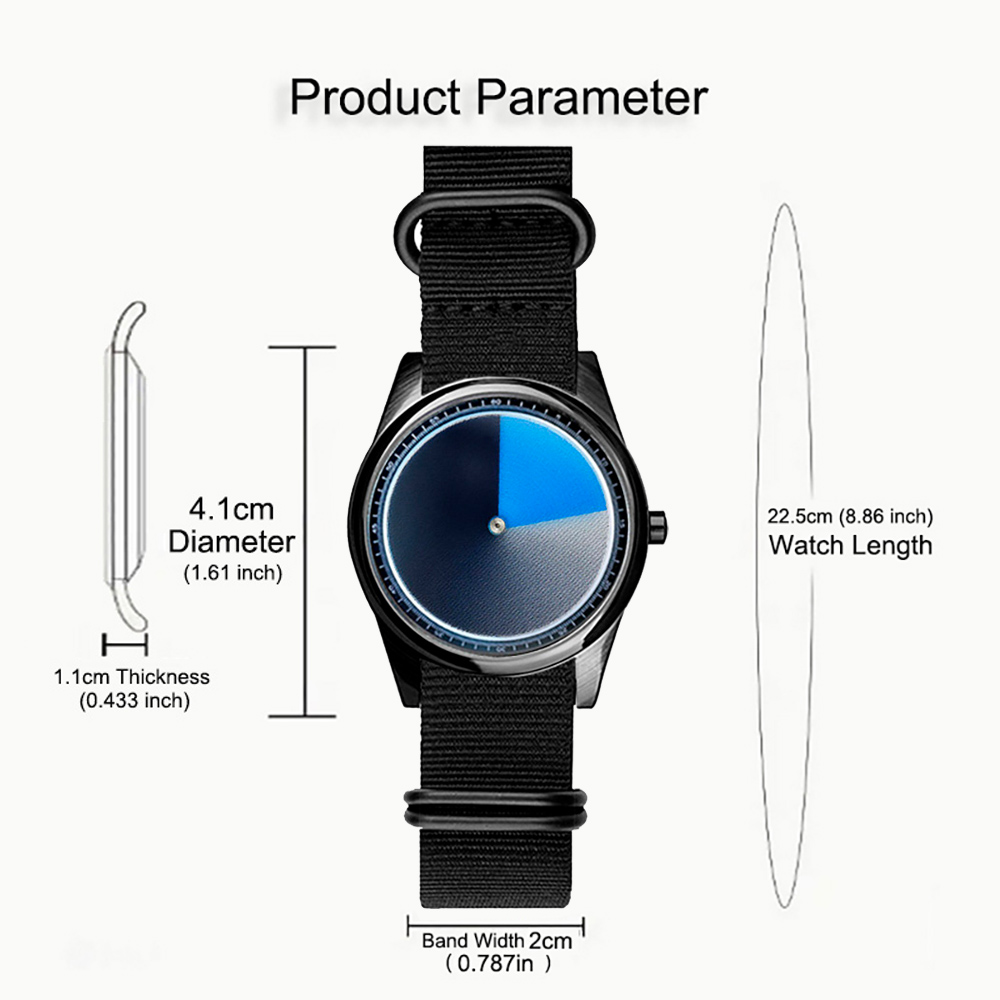 Colorful and Beautiful Fashion - Canvas Strap Watch recension och pris
