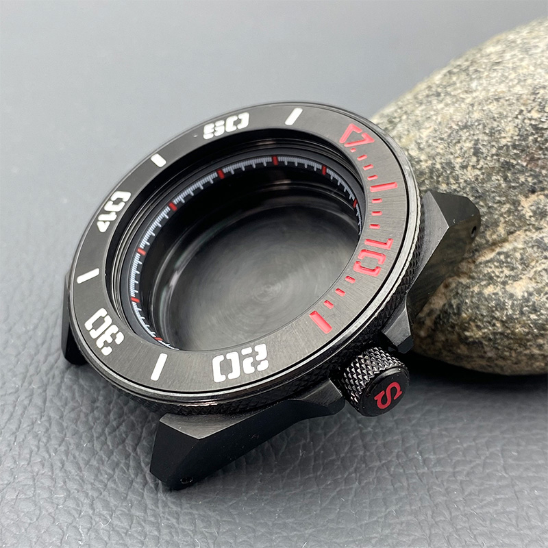 Black Mod NH35 Case 44mm Samur - Seiko Watch 5 Sports recension och pris