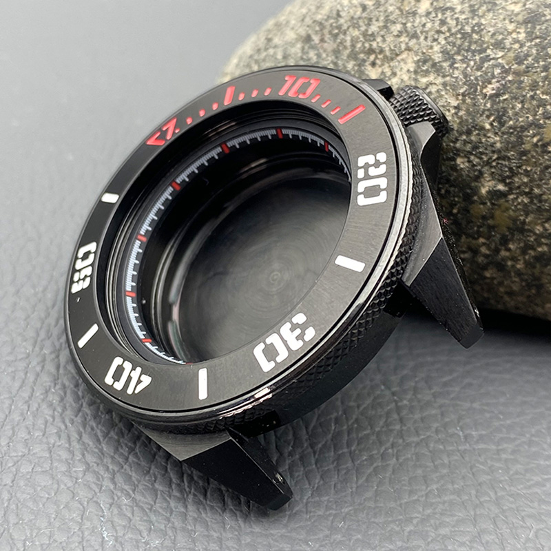 Black Mod NH35 Case 44mm Samur - Seiko Watch 5 Sports recension och pris